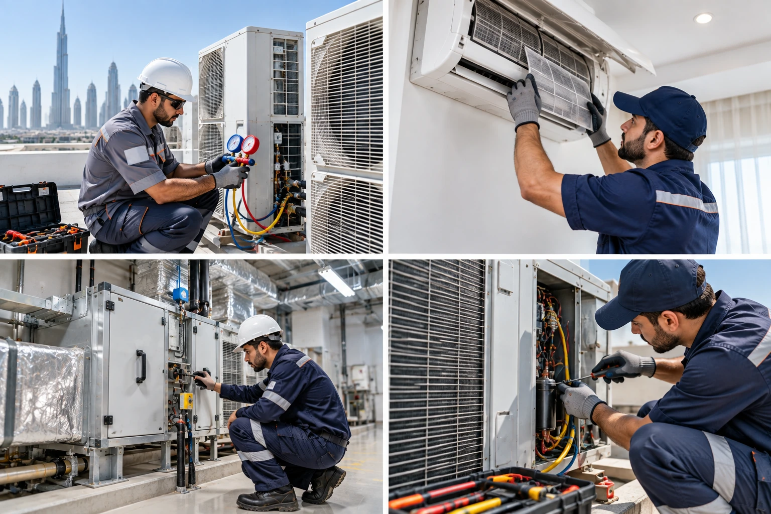 AC maintenance work